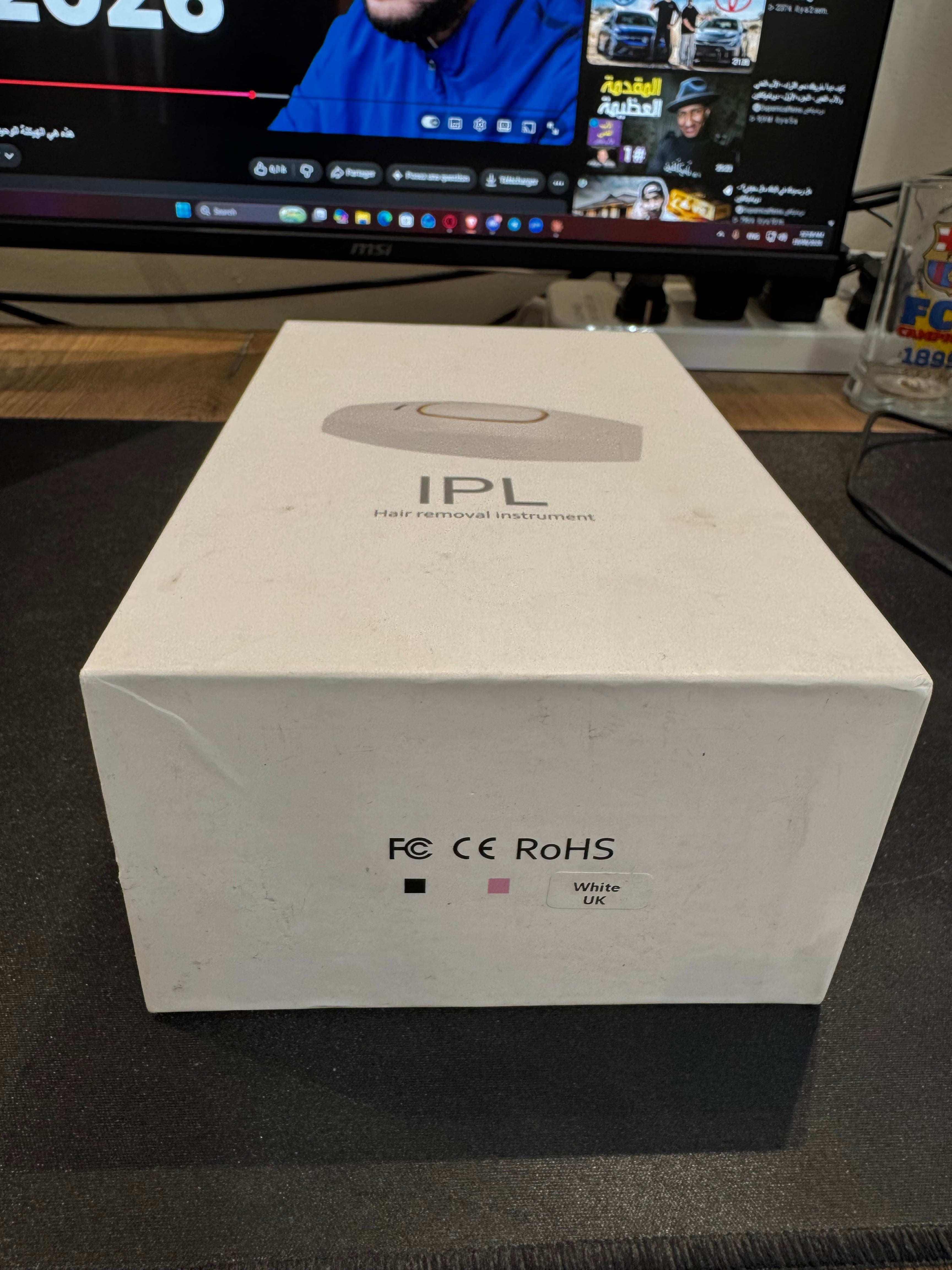 علبة جهاز IPL نسخة UK